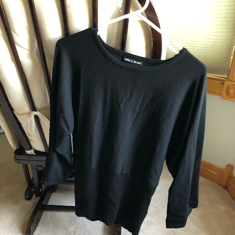Black sweater